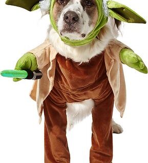 Rubie's Costume Company Walking Yoda & Lightsaber Dog Costume, X-Large