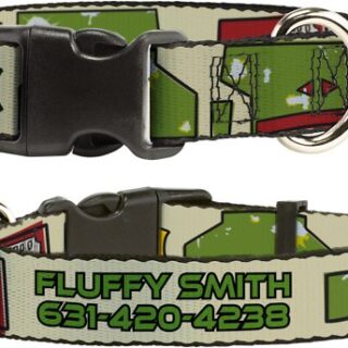 Buckle-Down Star Wars Boba Fett Polyester Personalized Dog Collar, Small