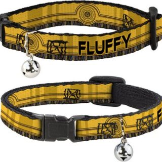 Buckle-Down Star Wars C3 Personalized Breakaway Cat Collar with Bell