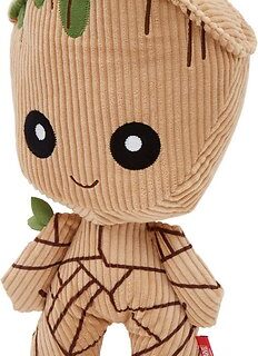 Marvel 's Groot Plush Squeaky Dog Toy