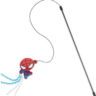 Marvel 's Spider-Man Teaser Cat Toy with Catnip