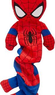 Marvel 's Spider-Man Bungee Plush Squeaky Dog Toy