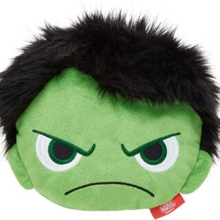 Marvel 's The Hulk Round Plush Squeaky Dog Toy