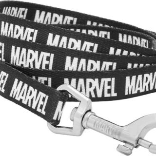 Marvel Logo Dog Leash, SM - Length: 6-ft, Width: 5/8-in