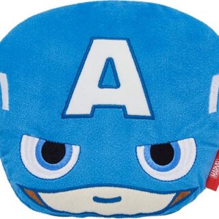 Marvel 's Captain America Round Plush Squeaky Dog Toy