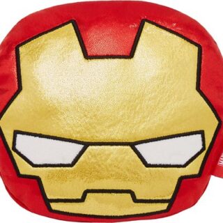 Marvel 's Ironman Round Plush Squeaky Dog Toy