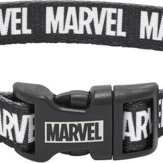 Marvel Logo Dog Collar, XS - Neck: 8 - 12-in, Width: 5/8-in