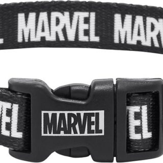 Marvel Logo Dog Collar, SM - Neck: 10 - 14-in, Width: 5/8-in