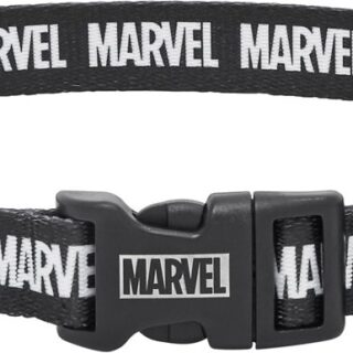 Marvel Logo Dog Collar, MD - Neck: 14 - 20-in, Width: 3/4-in