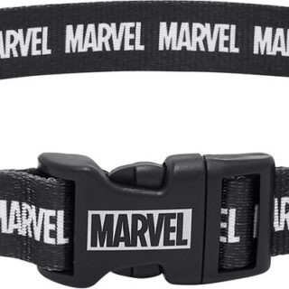 Marvel Logo Dog Collar, LG - Neck: 18 - 26-in, Width: 1-in