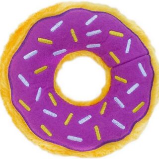 ZippyPaws Grape Jelly Donutz Dog Toy