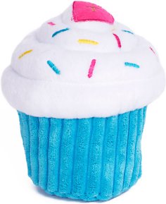 ZippyPaws Cupcake Dog Toy, Blue