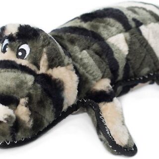 ZippyPaws Camron the Camo Gator Z-Stitch Grunterz Dog Toy