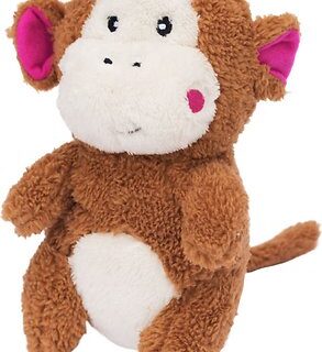 ZippyPaws Cheeky Chumz Plush Dog Toy, Monkey