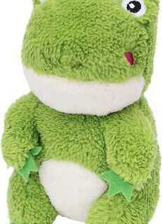 ZippyPaws Cheeky Chumz Plush Dog Toy, Frog