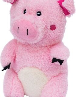 ZippyPaws Cheeky Chumz Plush Dog Toy, Pig