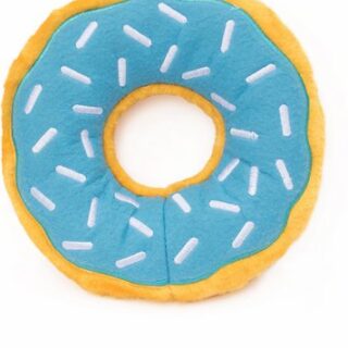 ZippyPaws Blueberry Jumbo Donutz Dog Toy