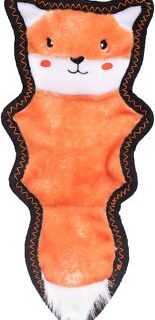 ZippyPaws Fox Z-Stitch Skinny Peltz Dog Toy