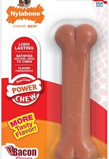 Nylabone DuraChew Power Chew Bacon Flavored Dog Chew Toy, Medium