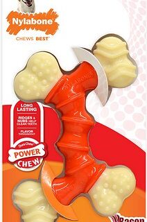 Nylabone DuraChew Double Bone Bacon Flavored Dog Chew Toy, X-Large