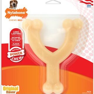 Nylabone DuraChew Wishbone Original Flavored Dog Toy, Medium