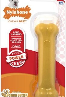 Nylabone DuraChew Peanut Butter Flavored Dog Chew Toy, Regular