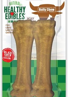 Nylabone Healthy Edibles Bully Chew Dog Treats, Large, 2 count