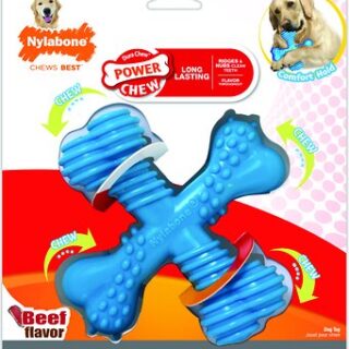 Nylabone DuraChew X Bone Beef Flavored Dog Chew Toy, Giant