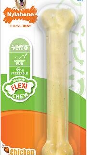 Nylabone FlexiChew Chicken Flavored Dog Chew Toy, Large