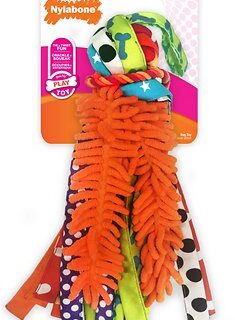 Nylabone DuraToy Happy Moppy Dog Toy, Large