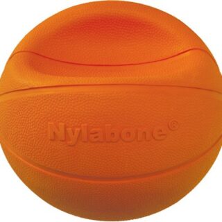 Nylabone Power Play Basketball B-Ball Gripz Dog Toy, Medium