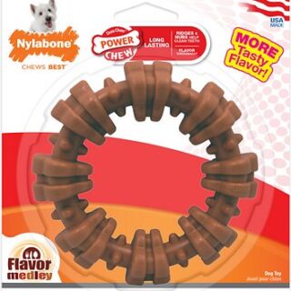 Nylabone Dura Chew Power Chew Flavor Medley Chew Ring Dog Toy