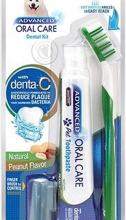 Nylabone Advanced Oral Care Natural Dog Dental Kit