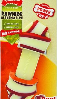 Nylabone DuraChew Rawhide Alternative Beef Flavored Knot Dog Chew Toy, Large