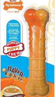 Nylabone Puppy Power Puppy Beef Broth & Vegetables Flavor Dog Chew Toy