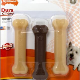 Nylabone DuraChew Value Pack Chocolate & Original Flavored Dog Chew Toy, Small