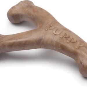 Benebone Bacon Flavor Wishbone Tough Puppy Chew Toy