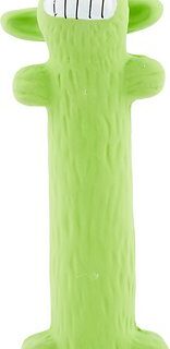 Multipet Loofa "Ruff" Latex Squeaky Dog Toy, Color Varies