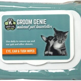 Multipet Groom Genie Eye, Ear & Tush Dog Wipes, 100 count