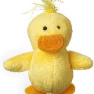 Multipet Look Who's Talking Plush Cat Toy with Catnip, Duck