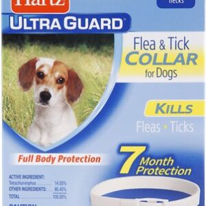 Hartz UltraGuard Flea and Tick Collar for Dogs, up to 20" Neck, 1 Collar (7-mos. supply)