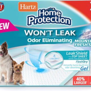 Hartz Home Protection Mountain Fresh Scent Odor Eliminating Dog Pads, X-Large, 30 count