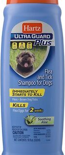 Hartz UltraGuard Plus Flea and Tick Dog Shampoo with Aloe, 532ml