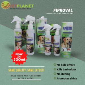 Fiproval tick and flea spray 200ml